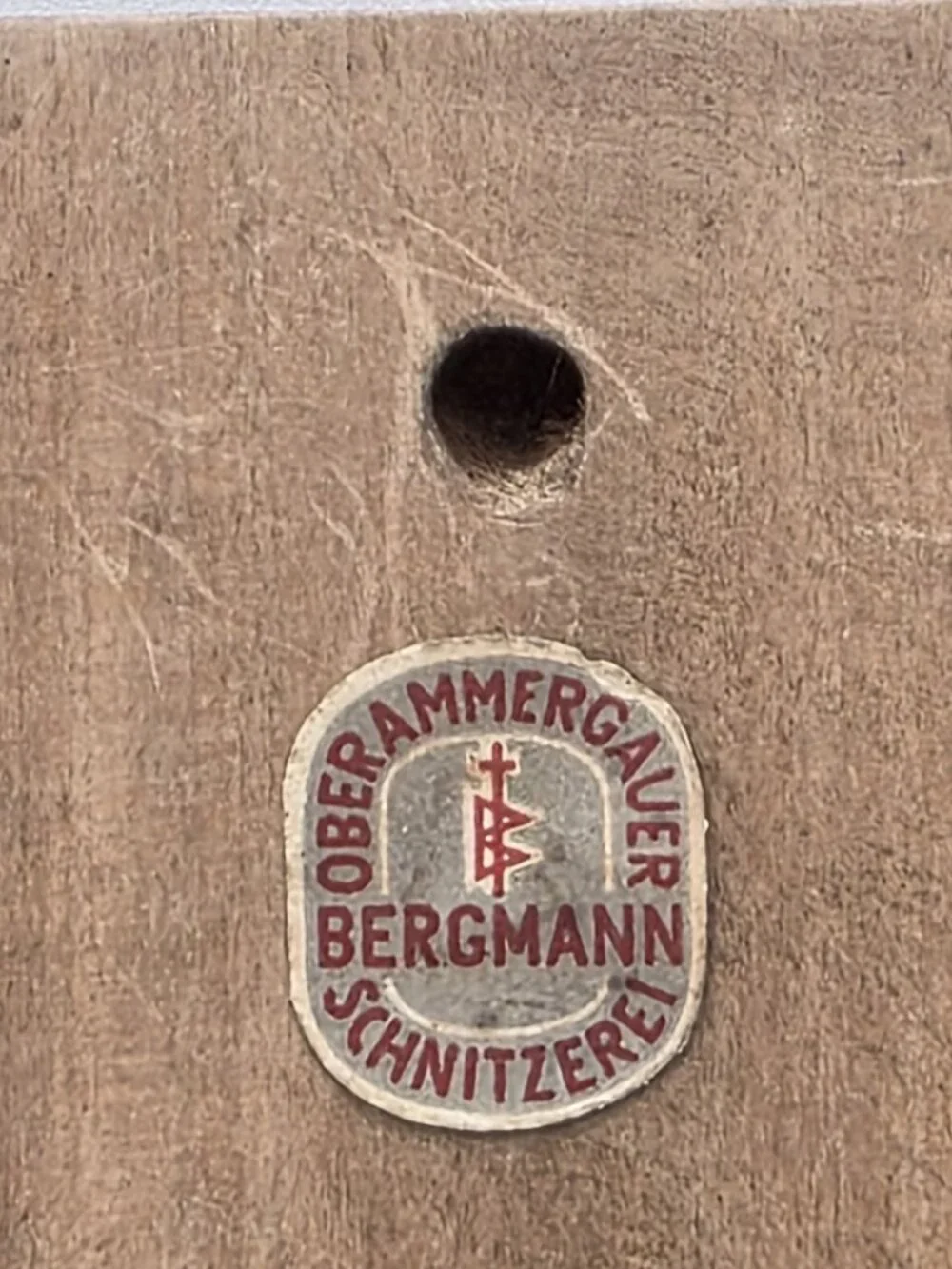 Praying Hands Oberammergauer Plaque Germany Carved Religious Christian Rage VTG